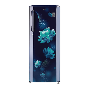 LG 261 L 3 Star Inverter Direct-Cool Single Door Refrigerator (GL-B281BBCX, Blue Charm)